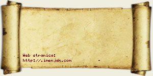 Angelina Milijanović vizit kartica